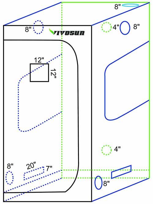 Vivosun Mylar Hydroponic Grow Tent Review Mygardenplant